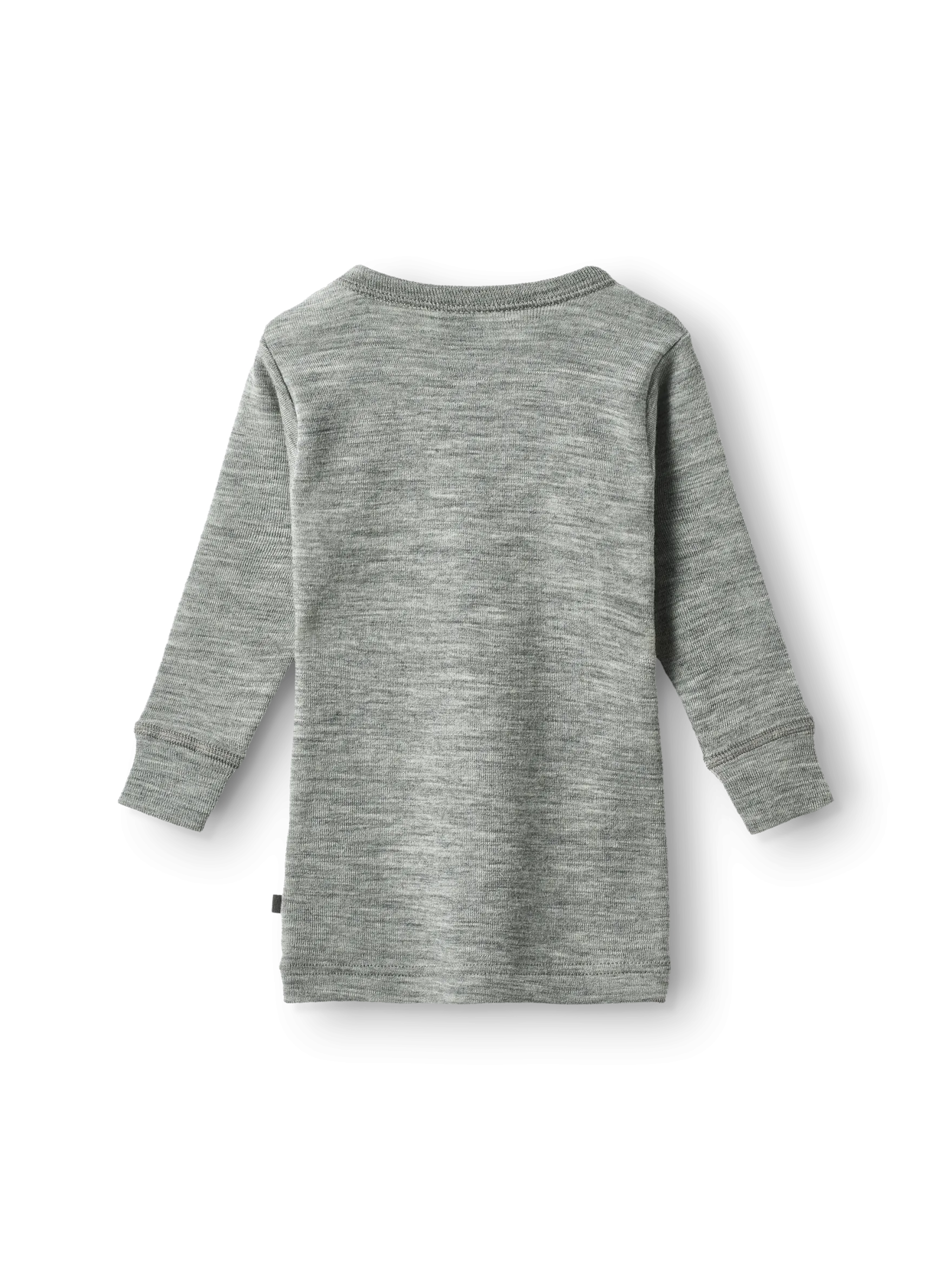 Bluse i merinould til baby
