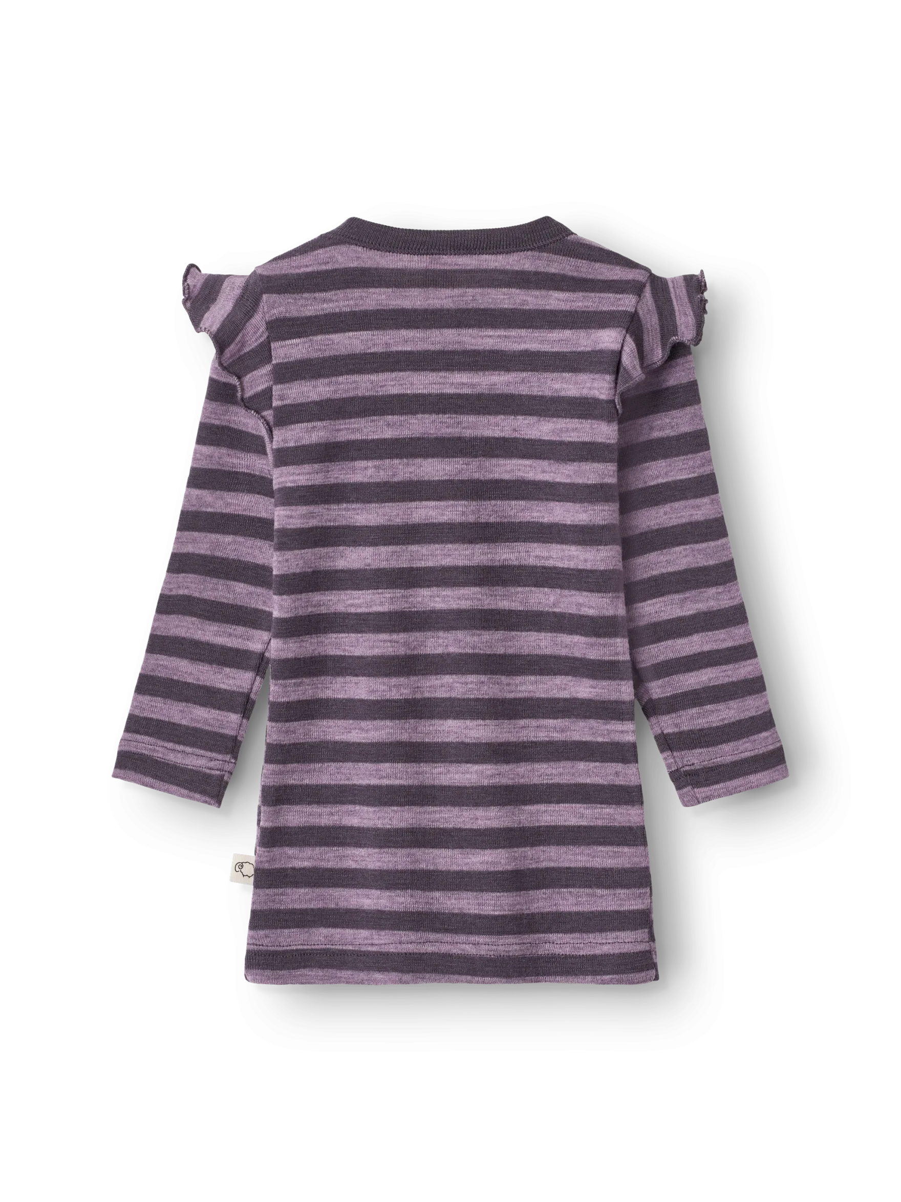 Bluse i merinould til baby
