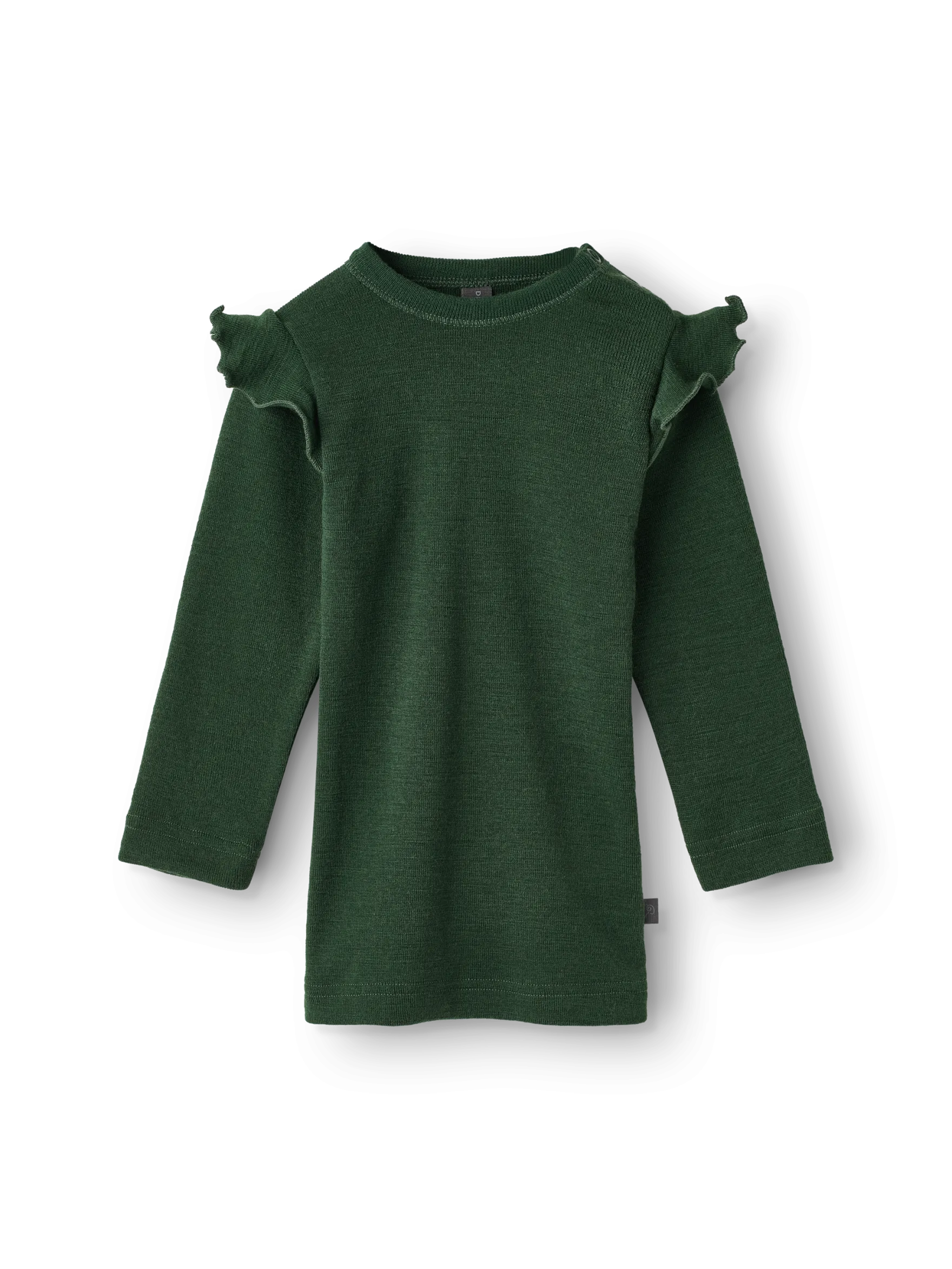 Bluse i merinould til baby