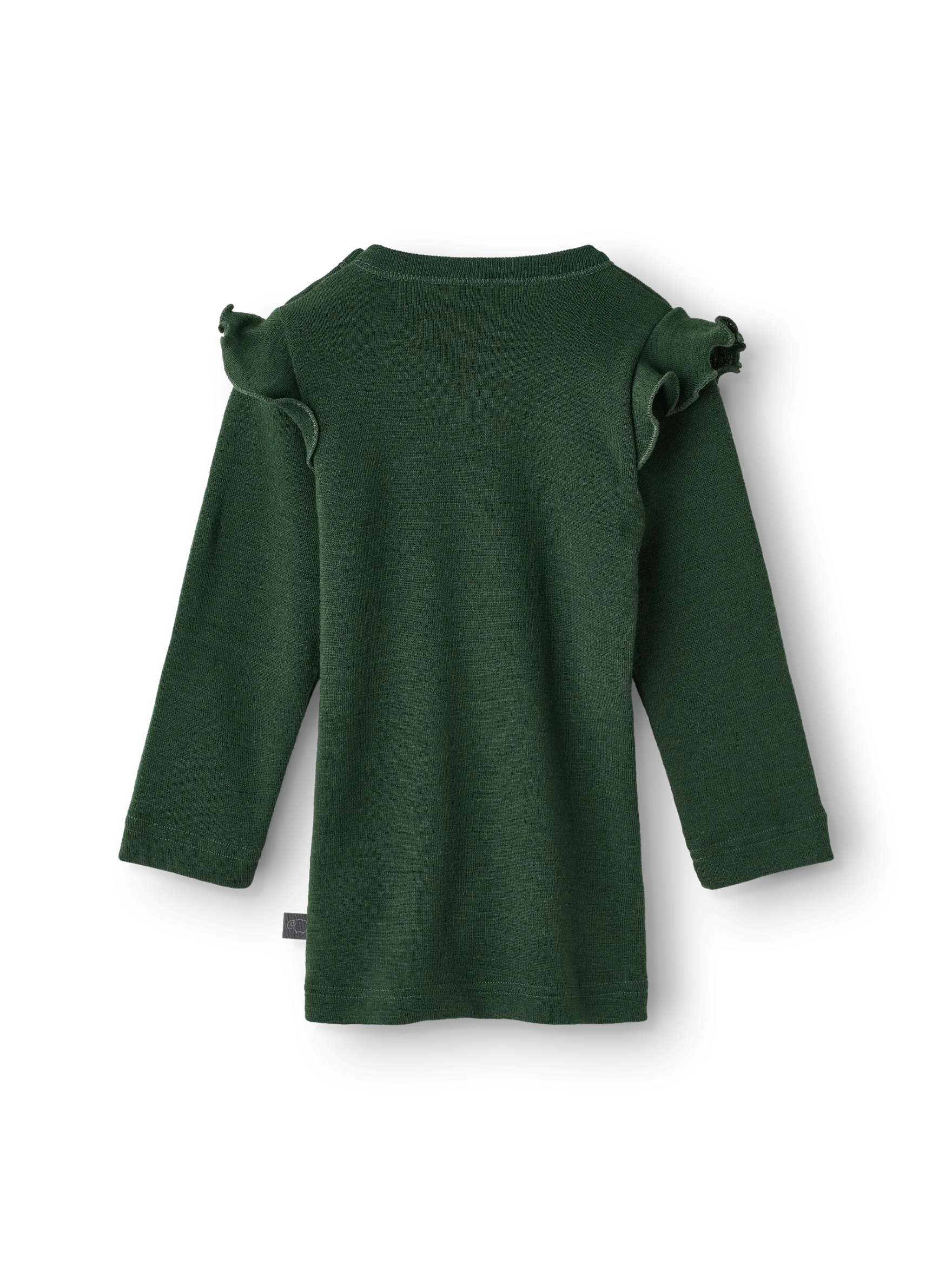 Bluse i merinould til baby