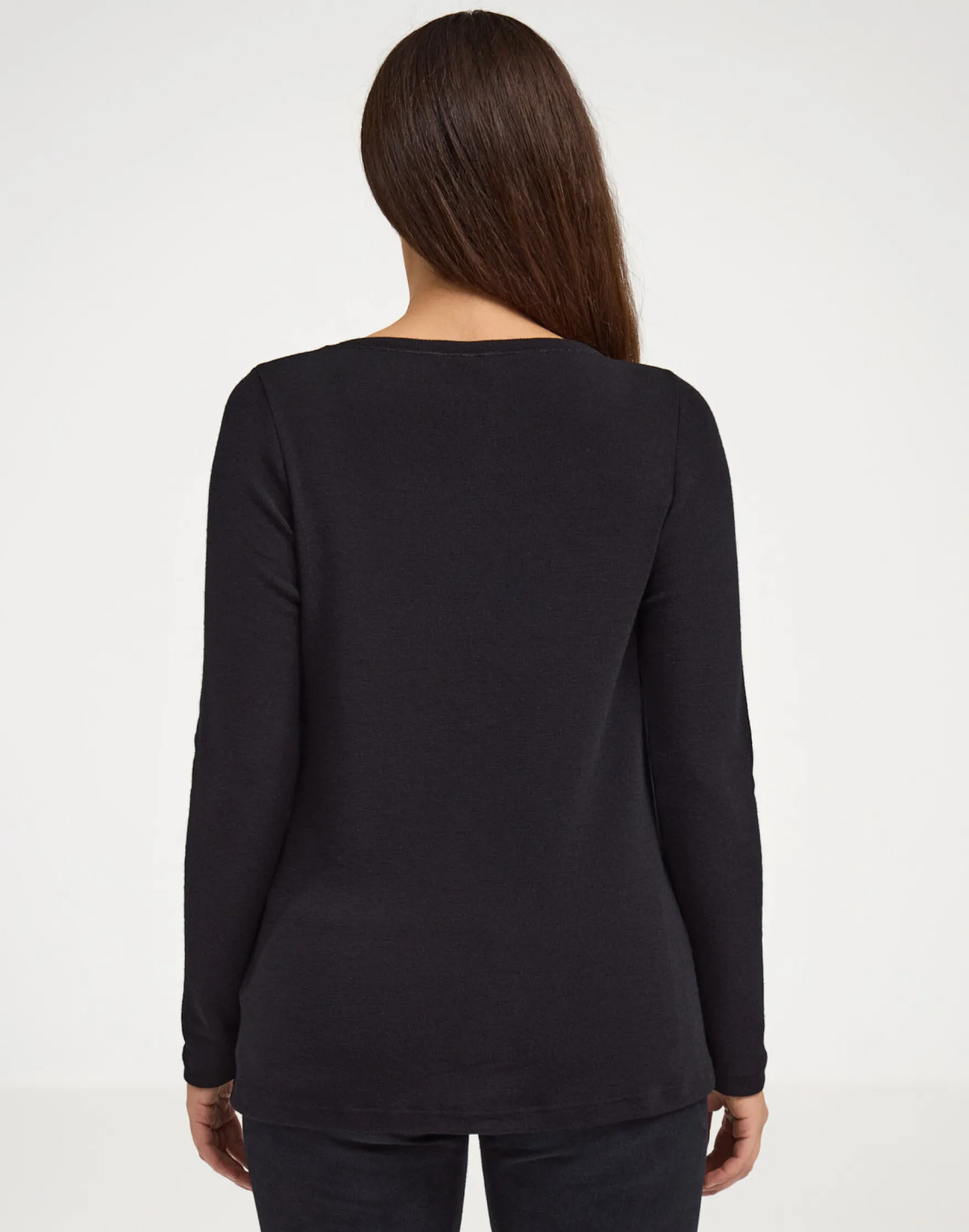 Bluse i merinould til kvinder