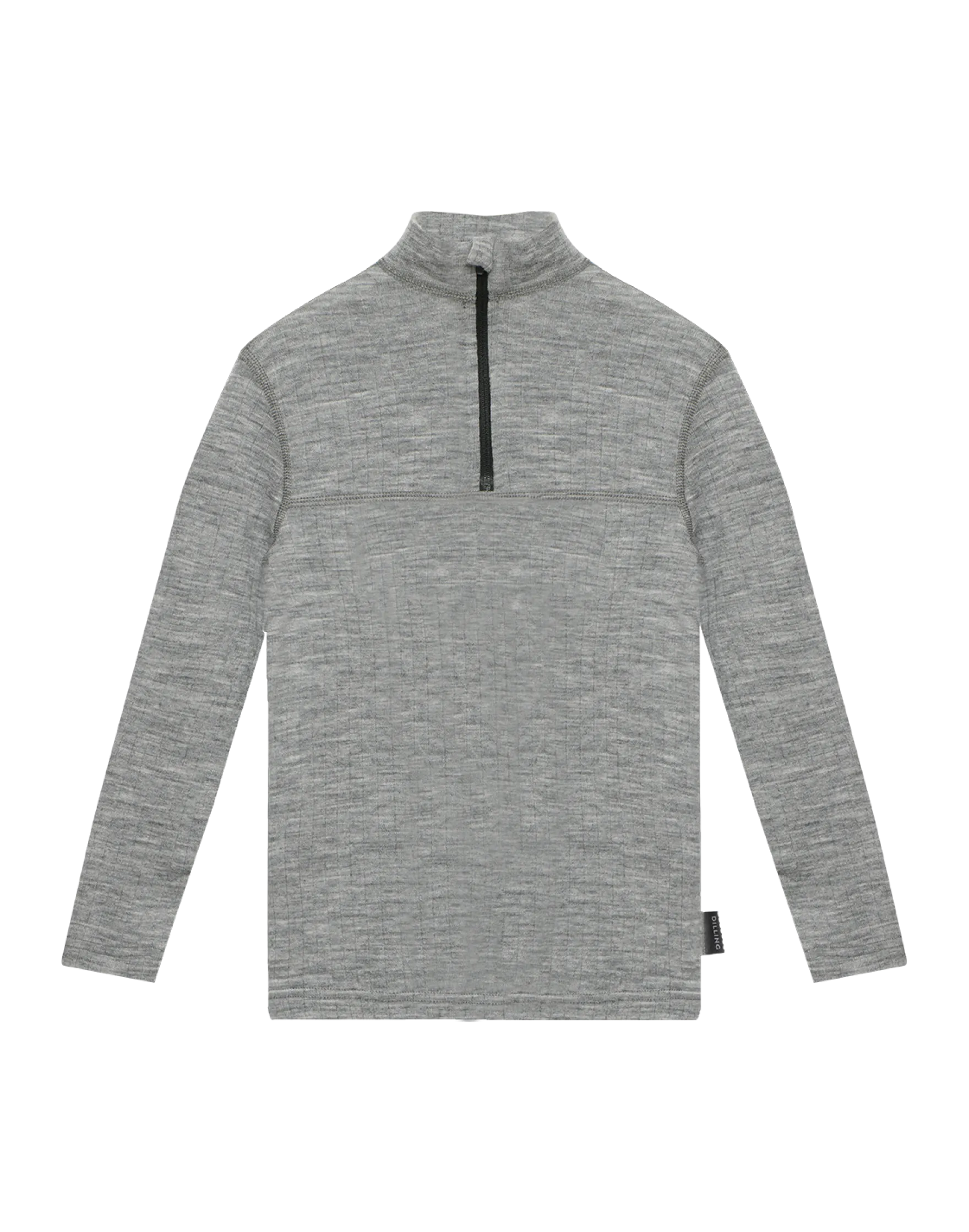 Bluse med half-zip til børn
