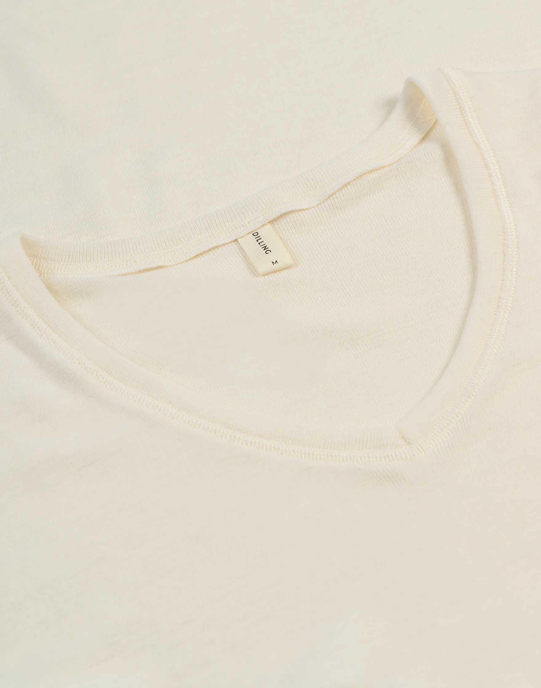 Bluse med V-hals i merinould til mænd