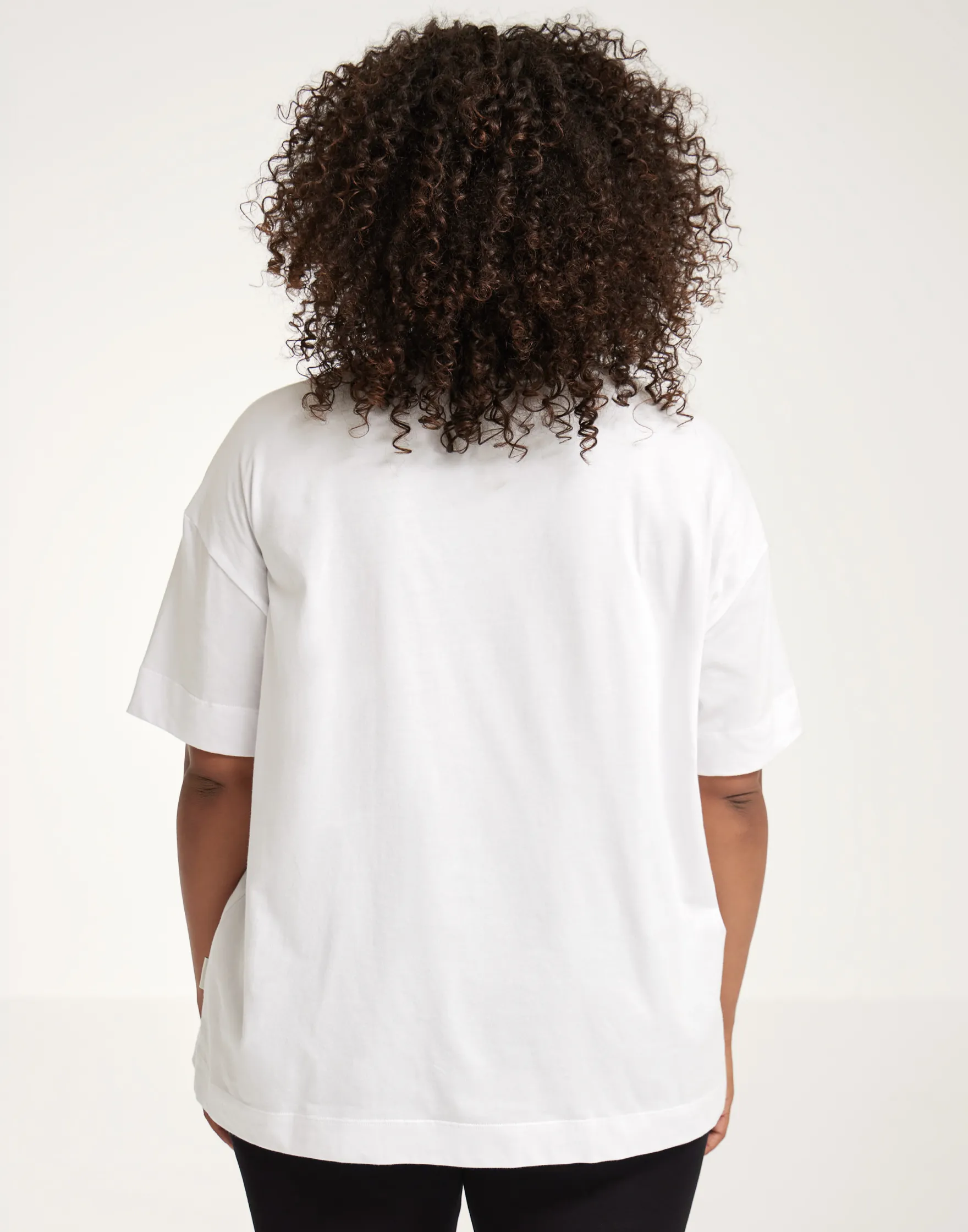 Boxy T-shirt i bomuld til kvinder