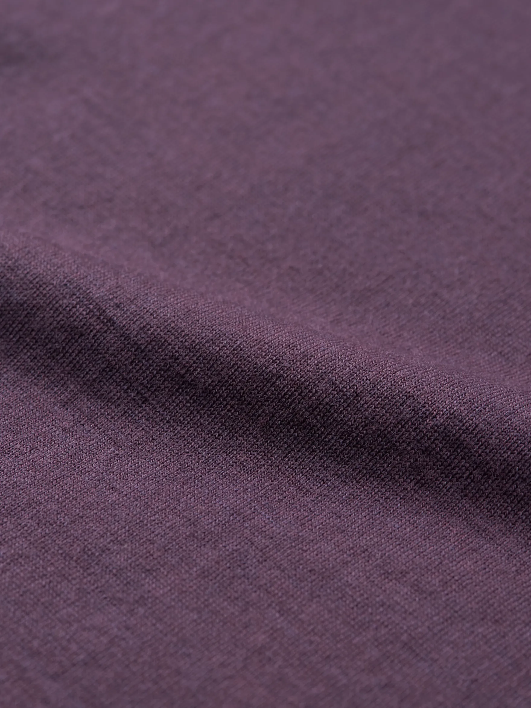 Half-zip bluse i merinould til børn