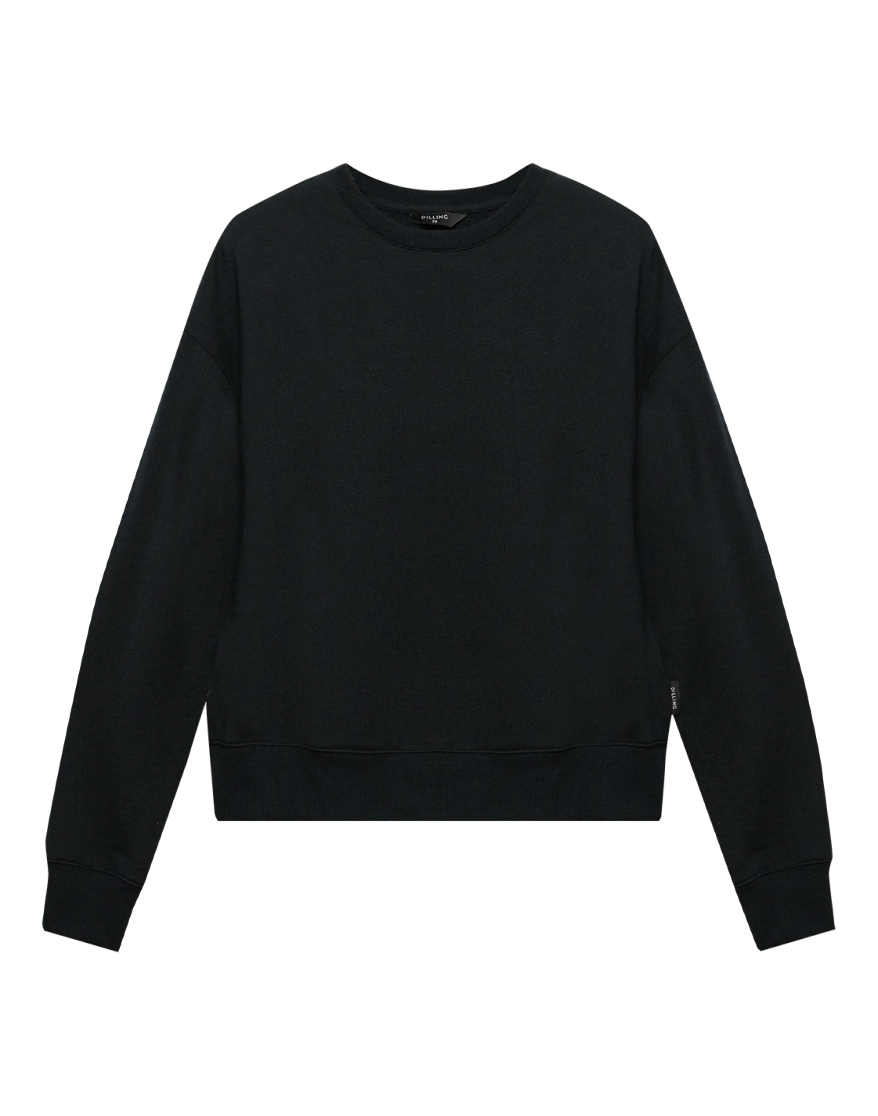 Kort sweatshirt i merinould til kvinder