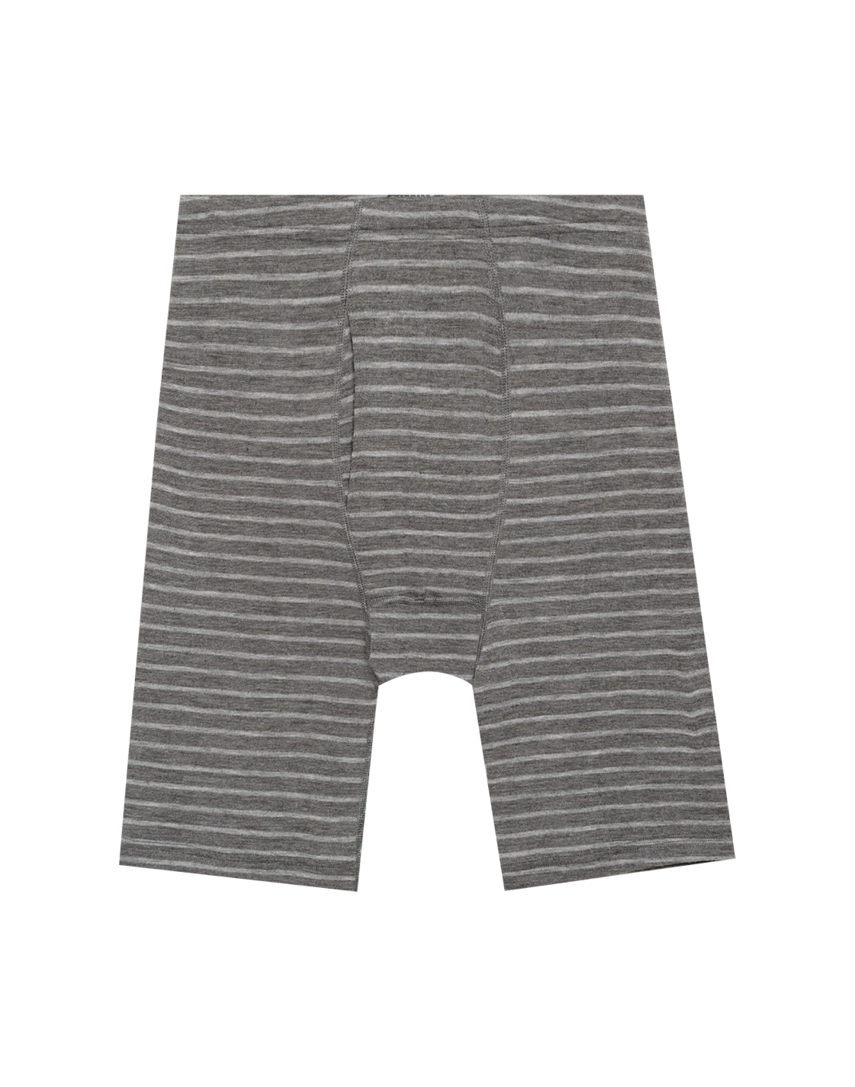 Lange boxershorts med gylp i merinould til mænd