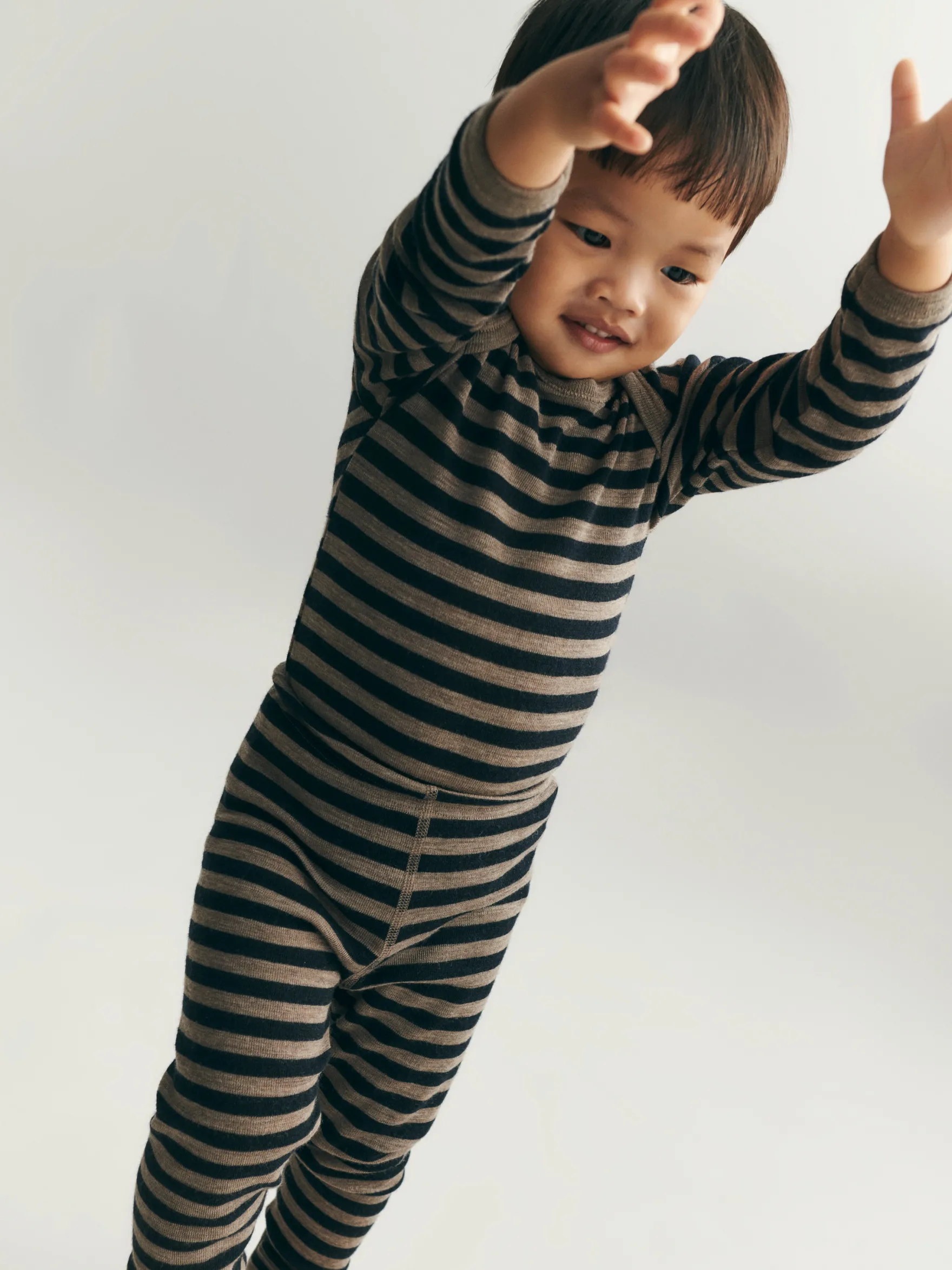 Leggings i merinould til baby