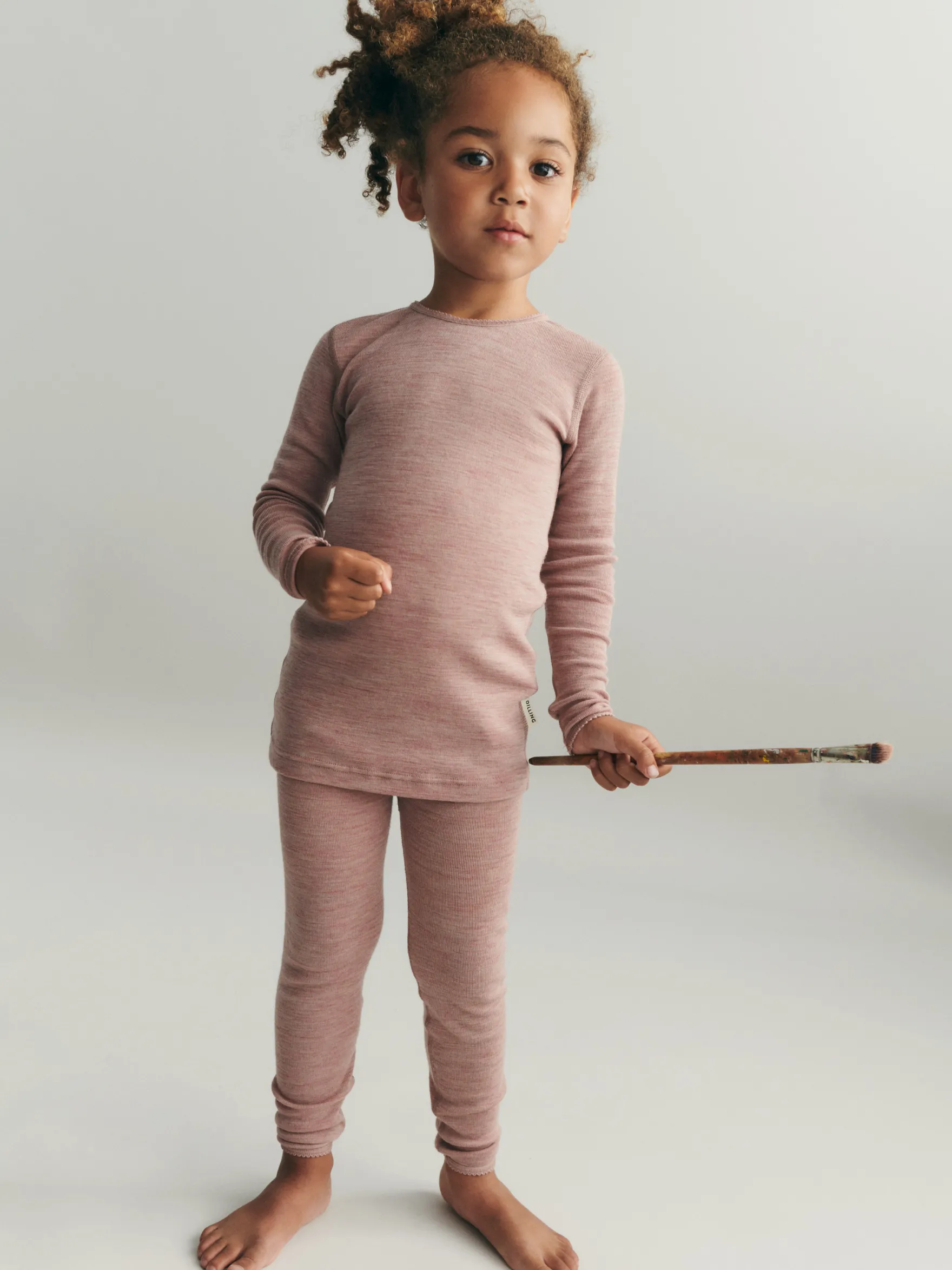 Leggings i merinould til børn