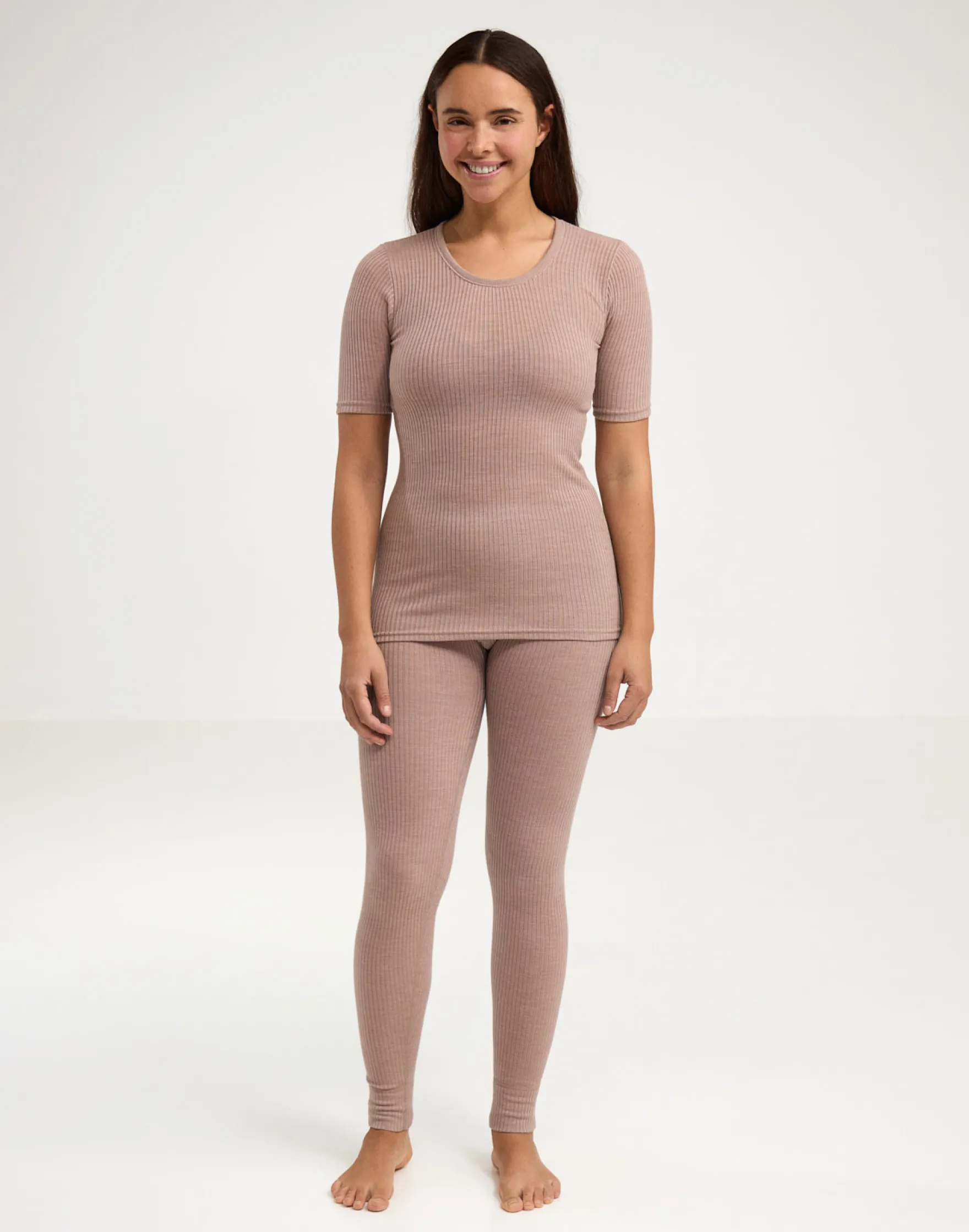 Leggings i merinould til kvinder