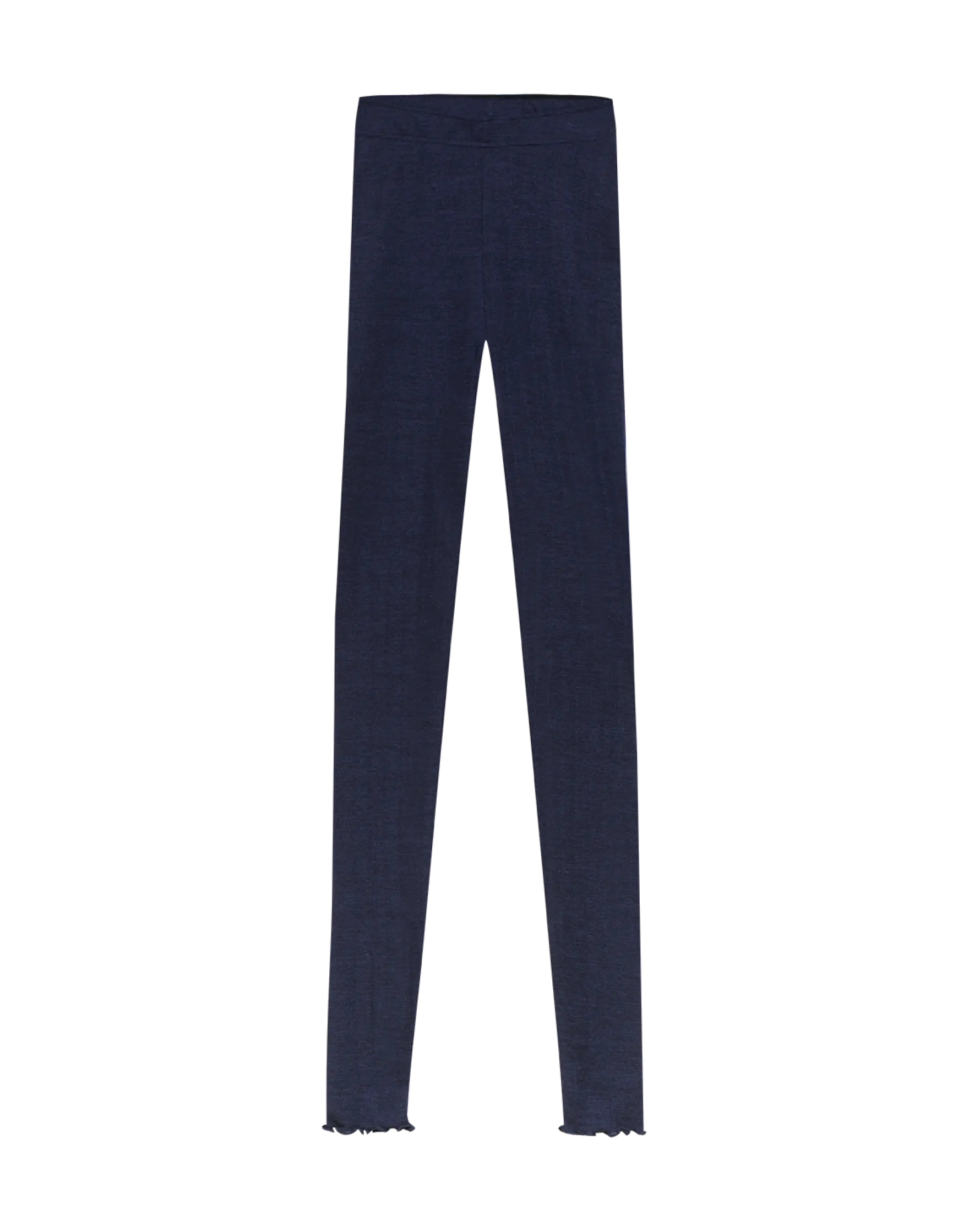 Leggings med hulmønster i merinould/silke til kvinder
