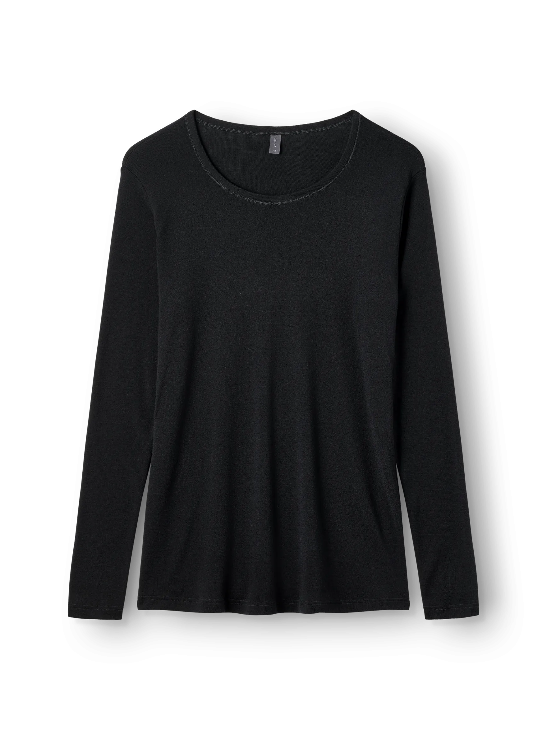 Plus size bluse i merinould til kvinder