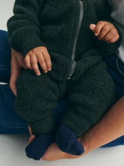 Strømper i merinould til baby