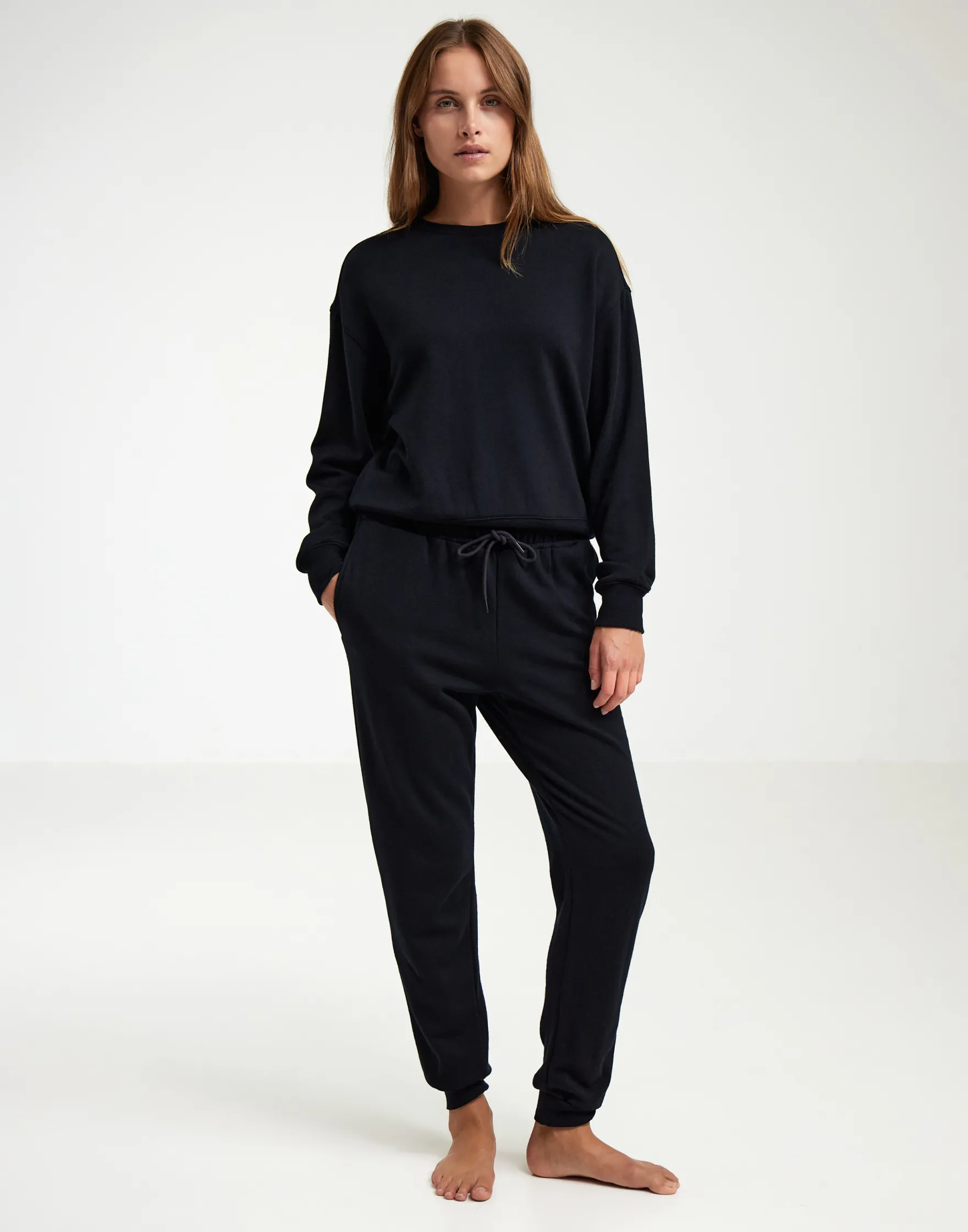 Sweatpants i merinould til kvinder