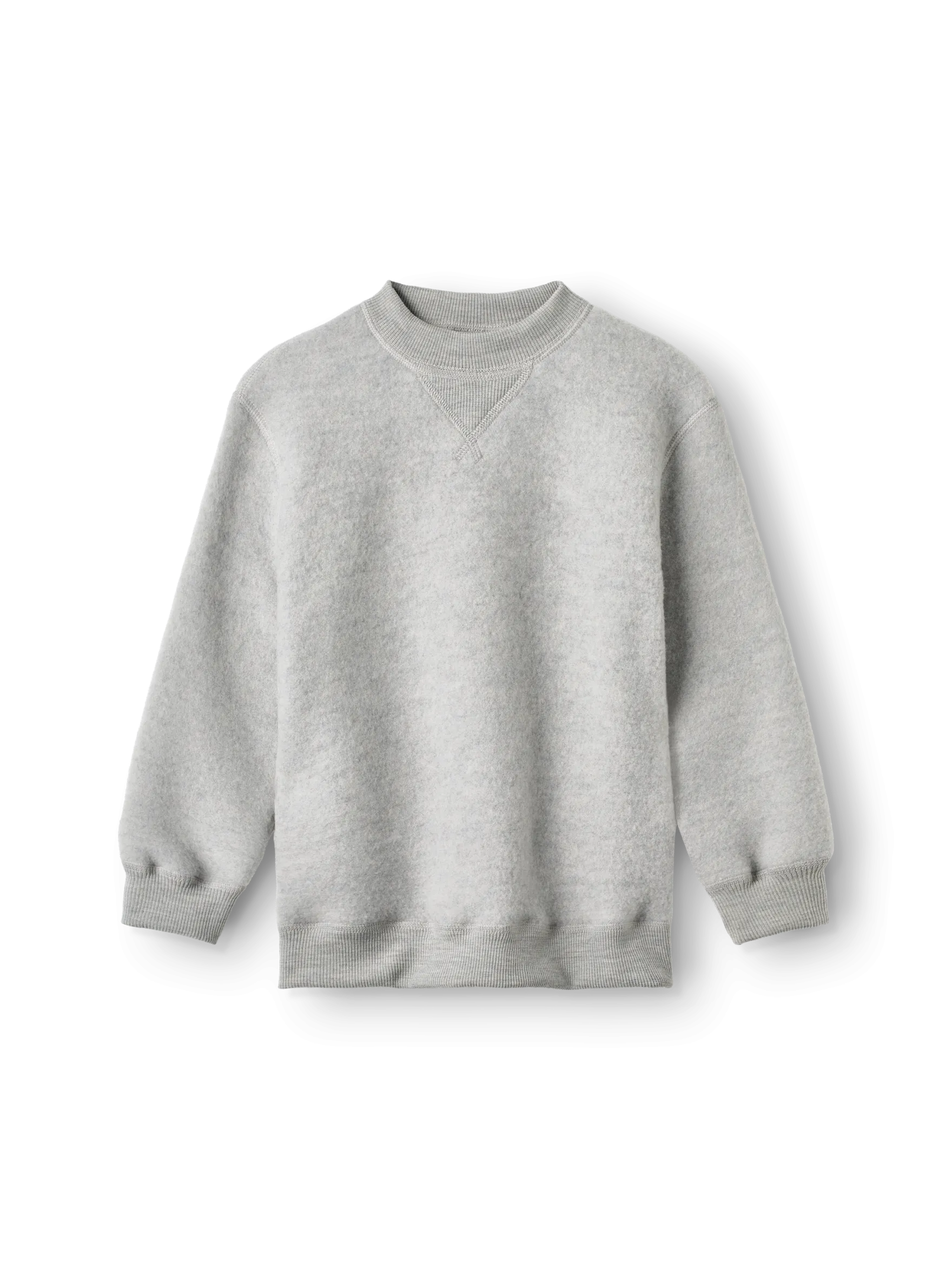 Sweatshirt i merinouldfleece til børn