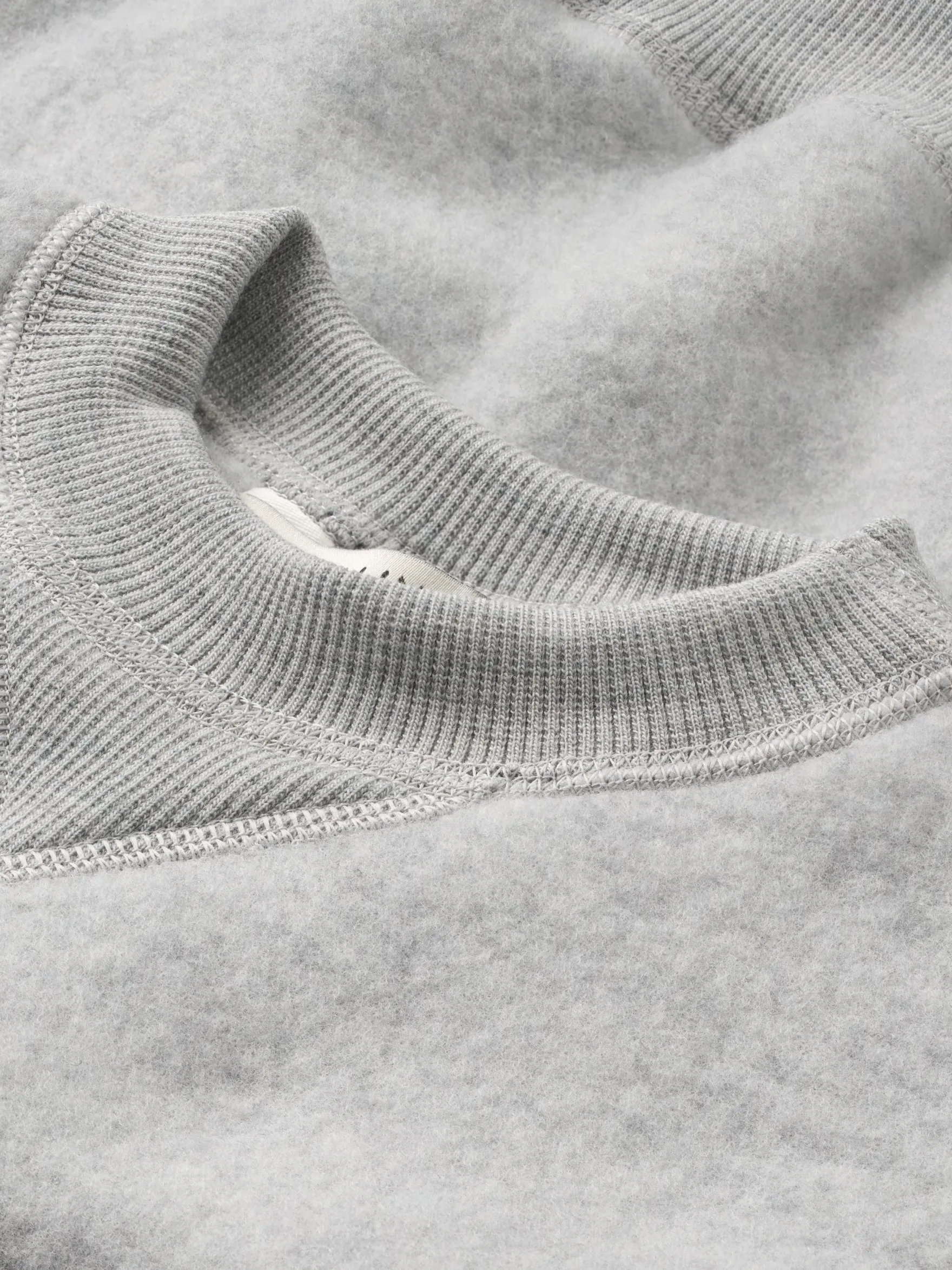 Sweatshirt i merinouldfleece til børn
