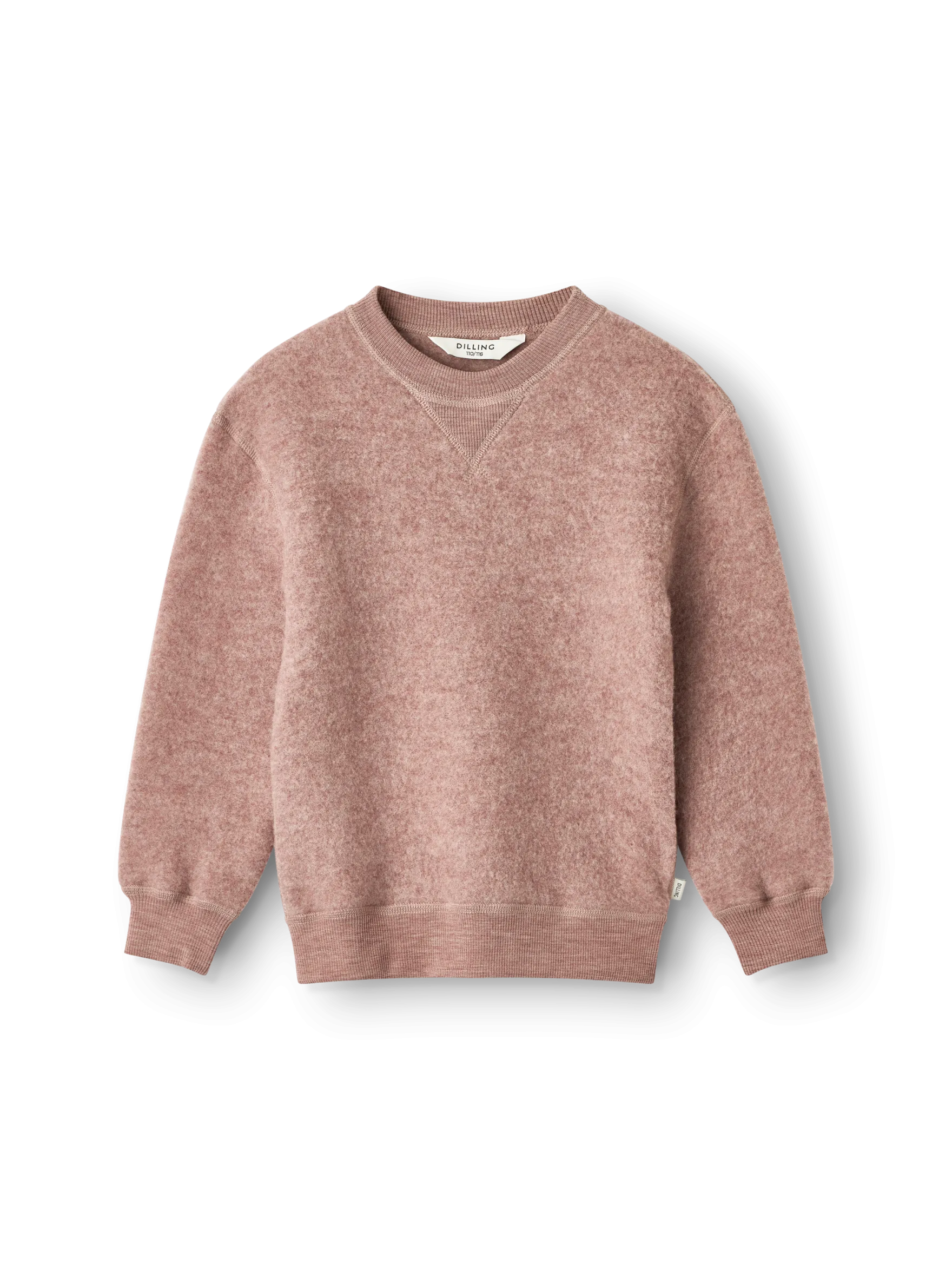 Sweatshirt i merinouldfleece til børn