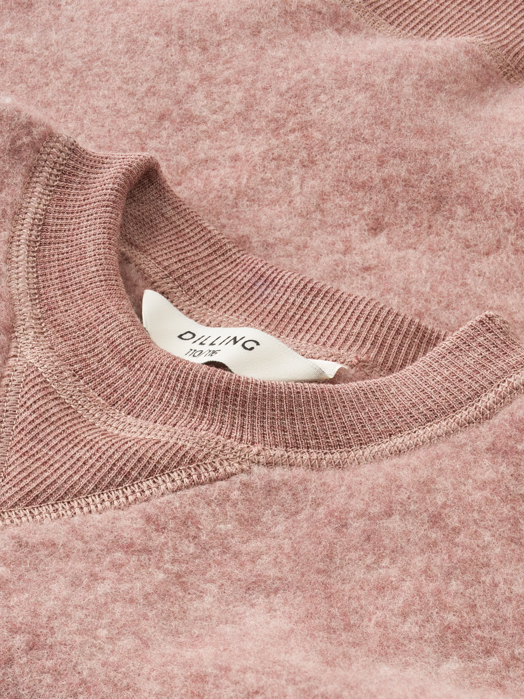 Sweatshirt i merinouldfleece til børn