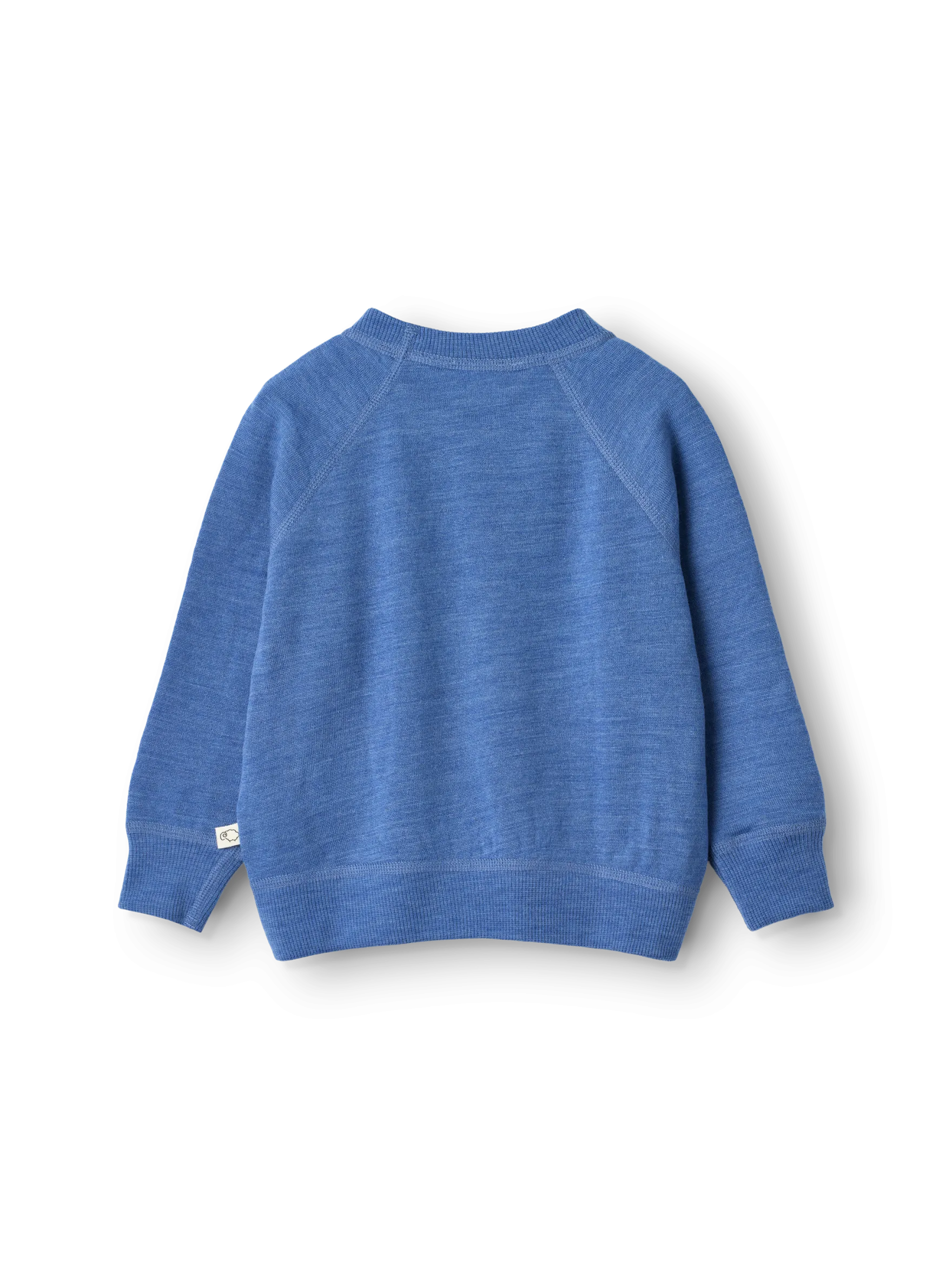 Sweatshirt i merinouldfrotté til baby