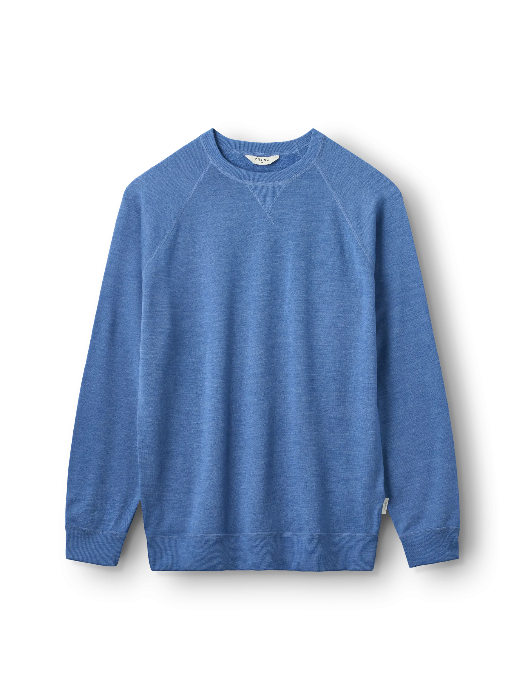 Sweatshirt i merinouldfrotté til mænd