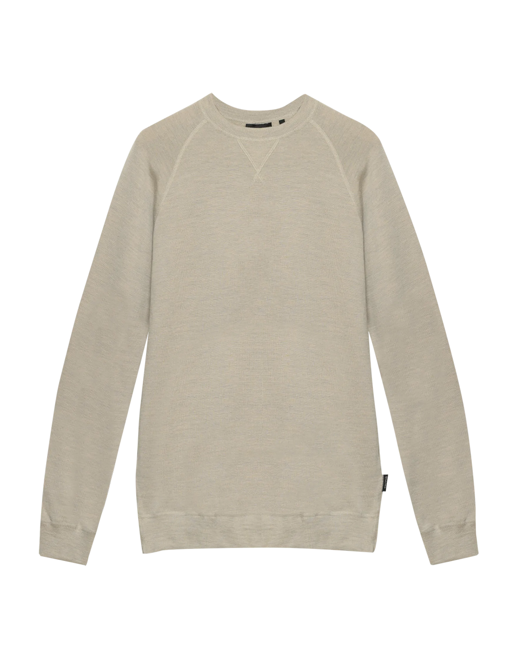 Sweatshirt i merinouldfrotté til mænd