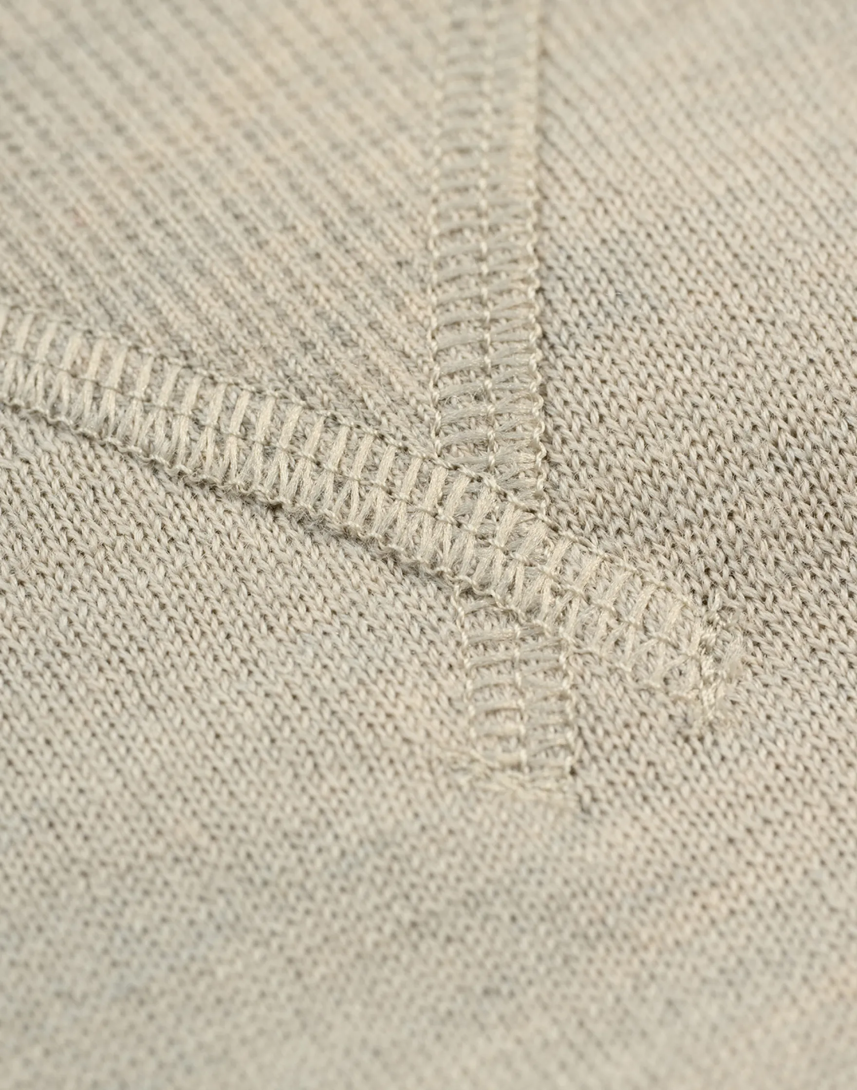 Sweatshirt i merinouldfrotté til mænd