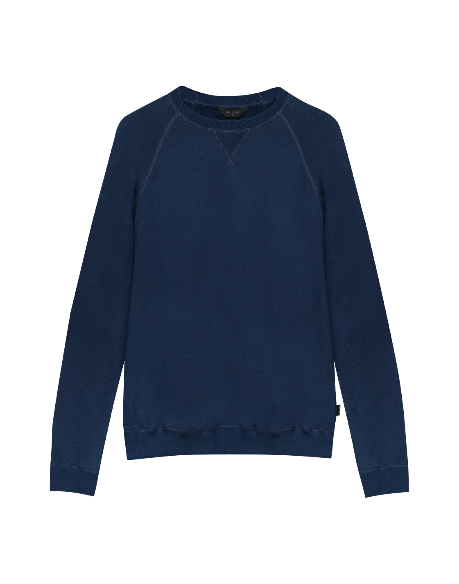 Sweatshirt i merinouldfrotté til mænd