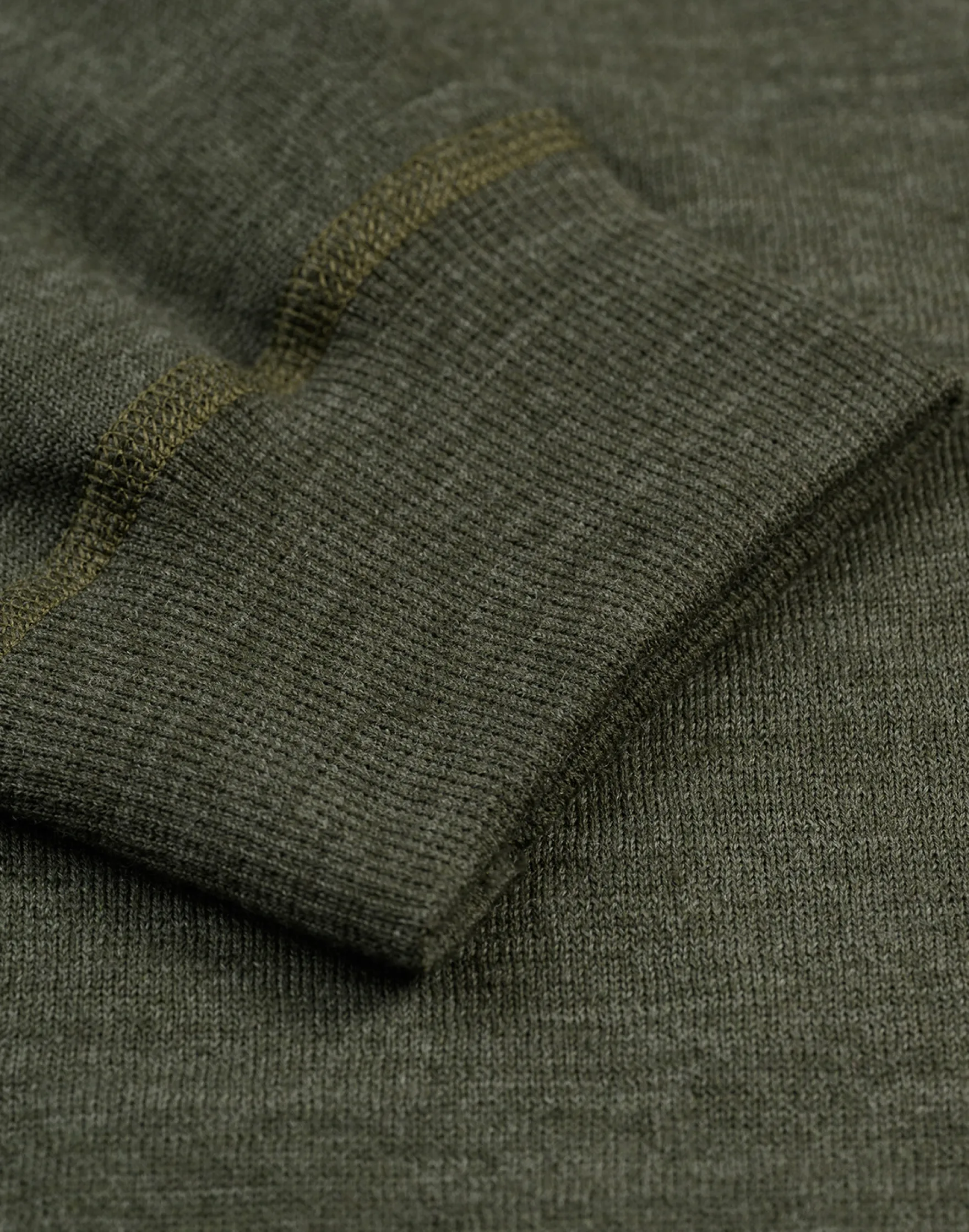Sweatshirt i merinouldfrotté til mænd