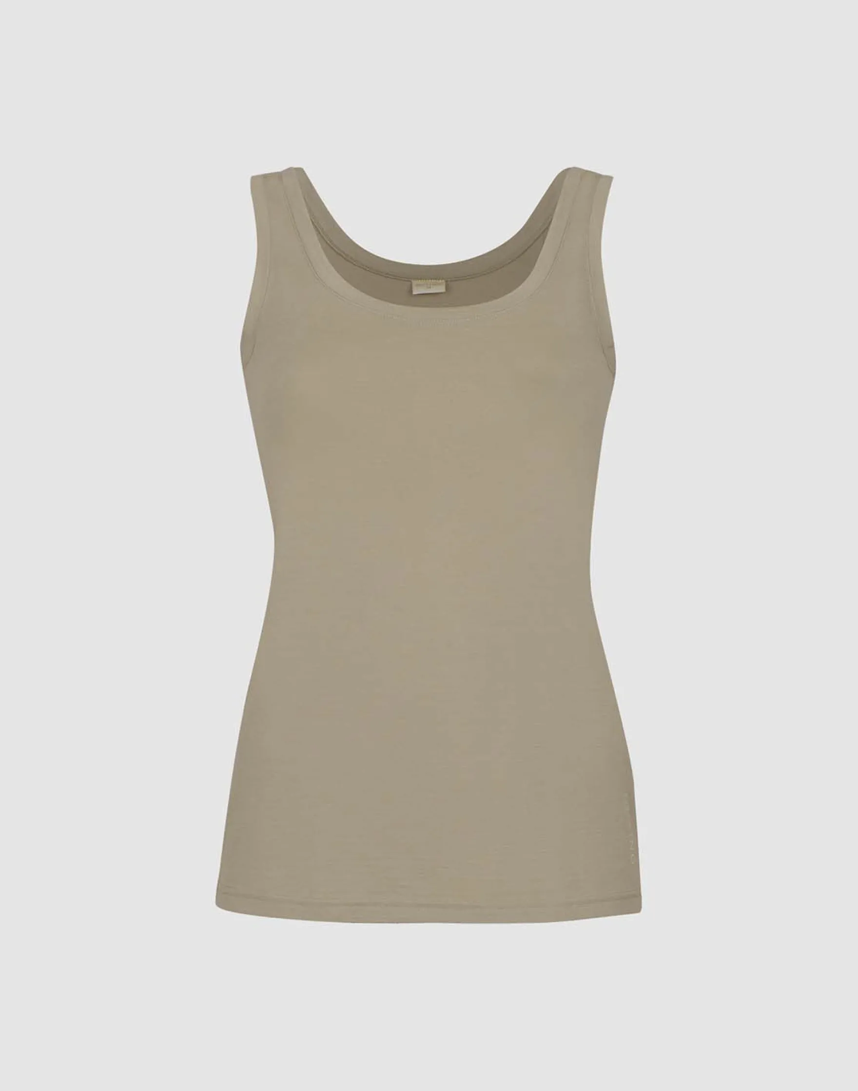 Tank top i merinould til kvinder