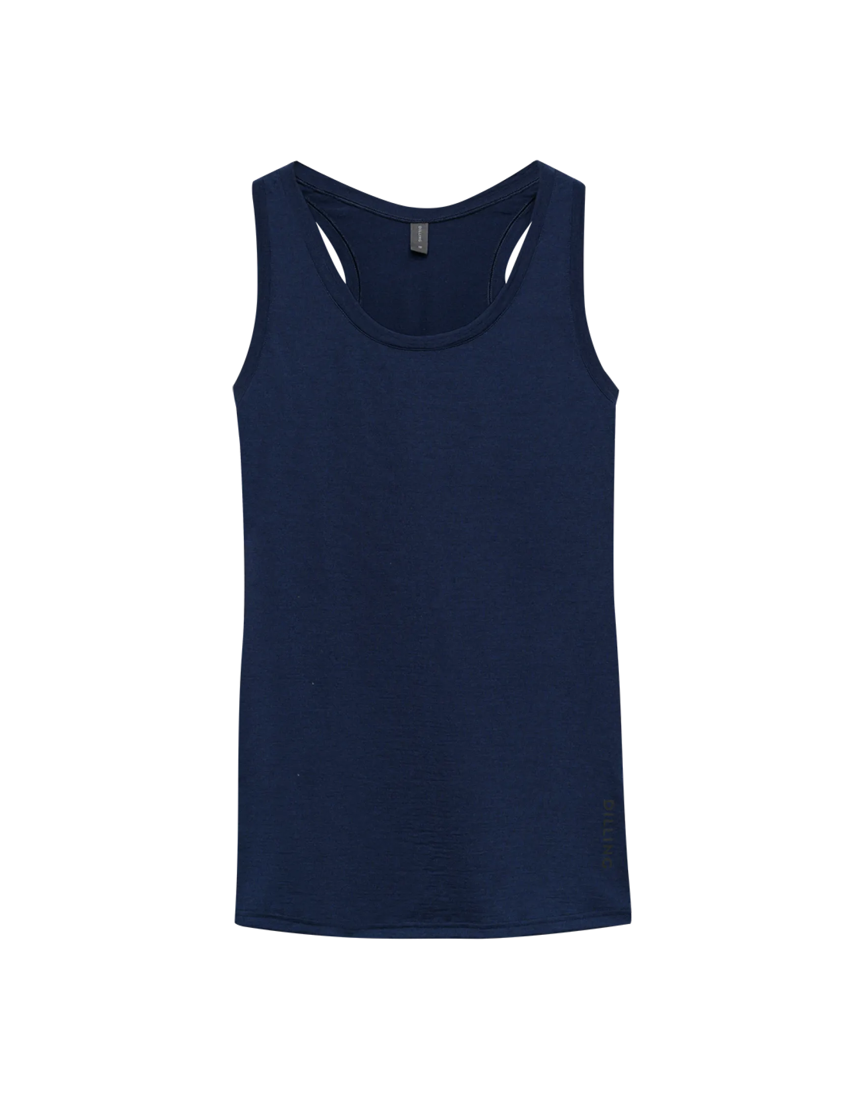 Tank top med bryderryg i merinould til kvinder