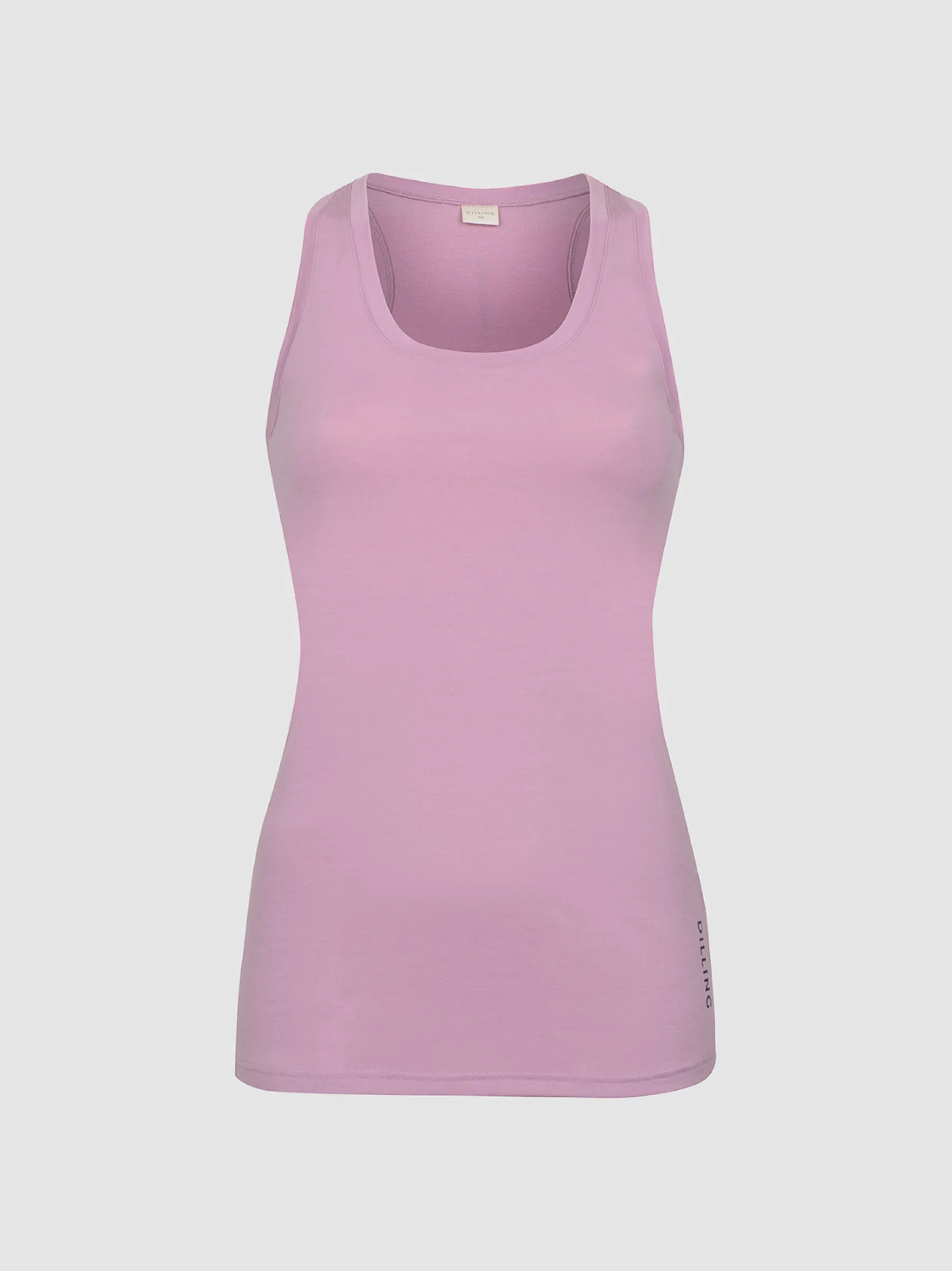 Tank top med bryderryg i merinould til kvinder