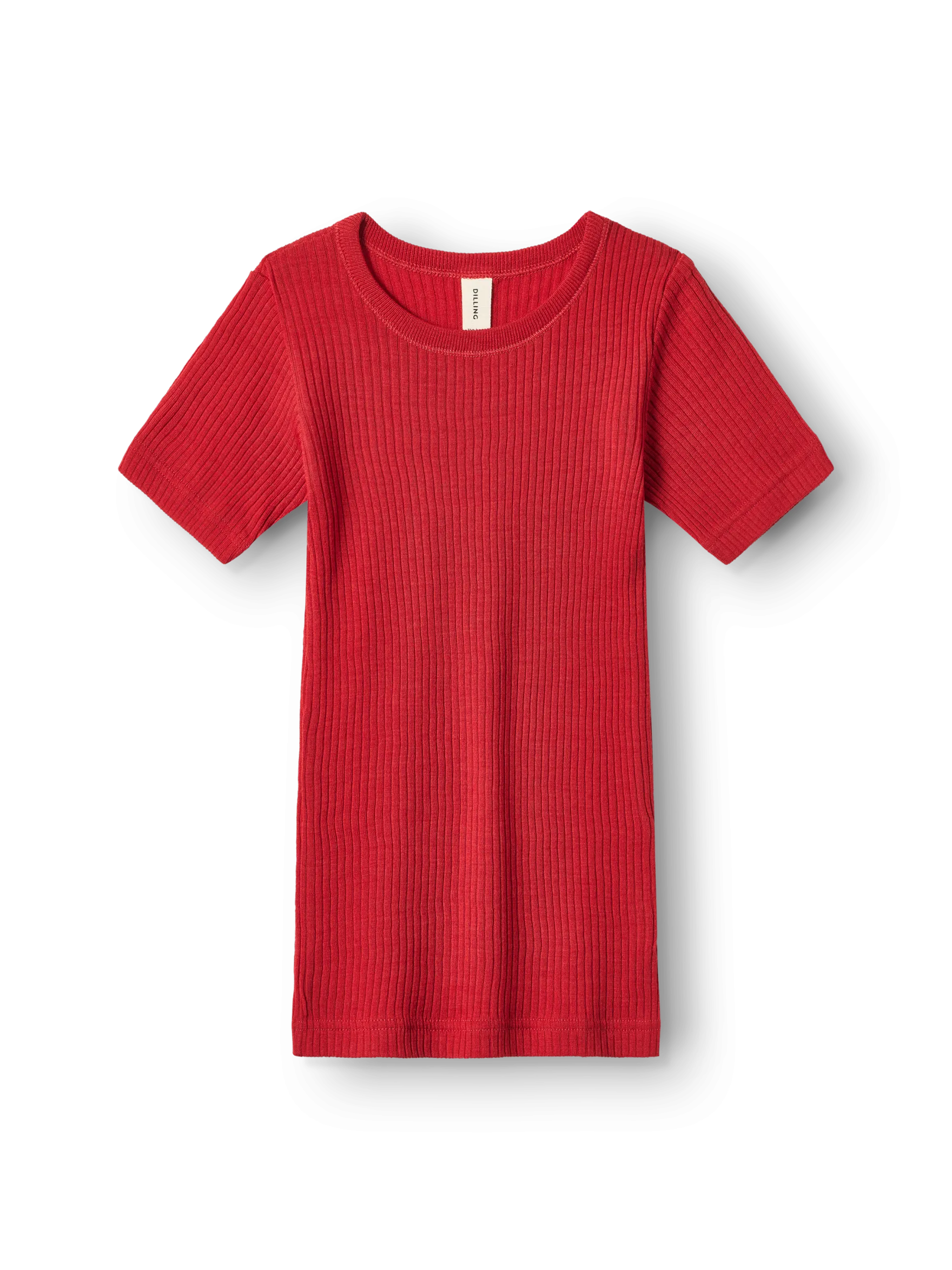 T-shirt i merinould til børn