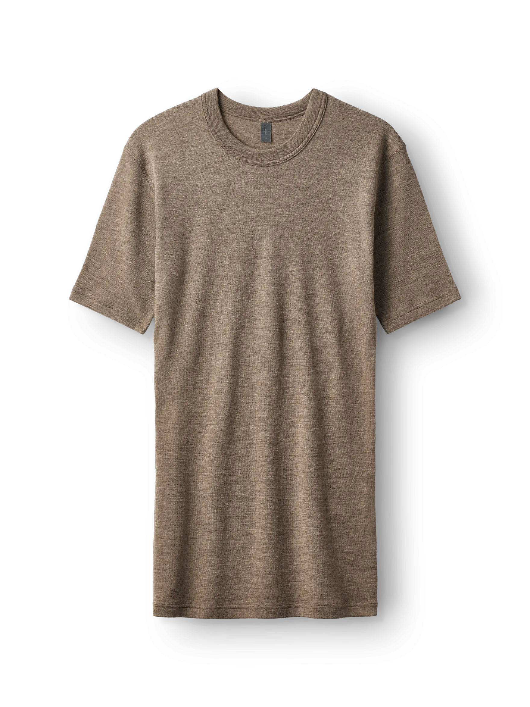 T-shirt i merinould til mænd