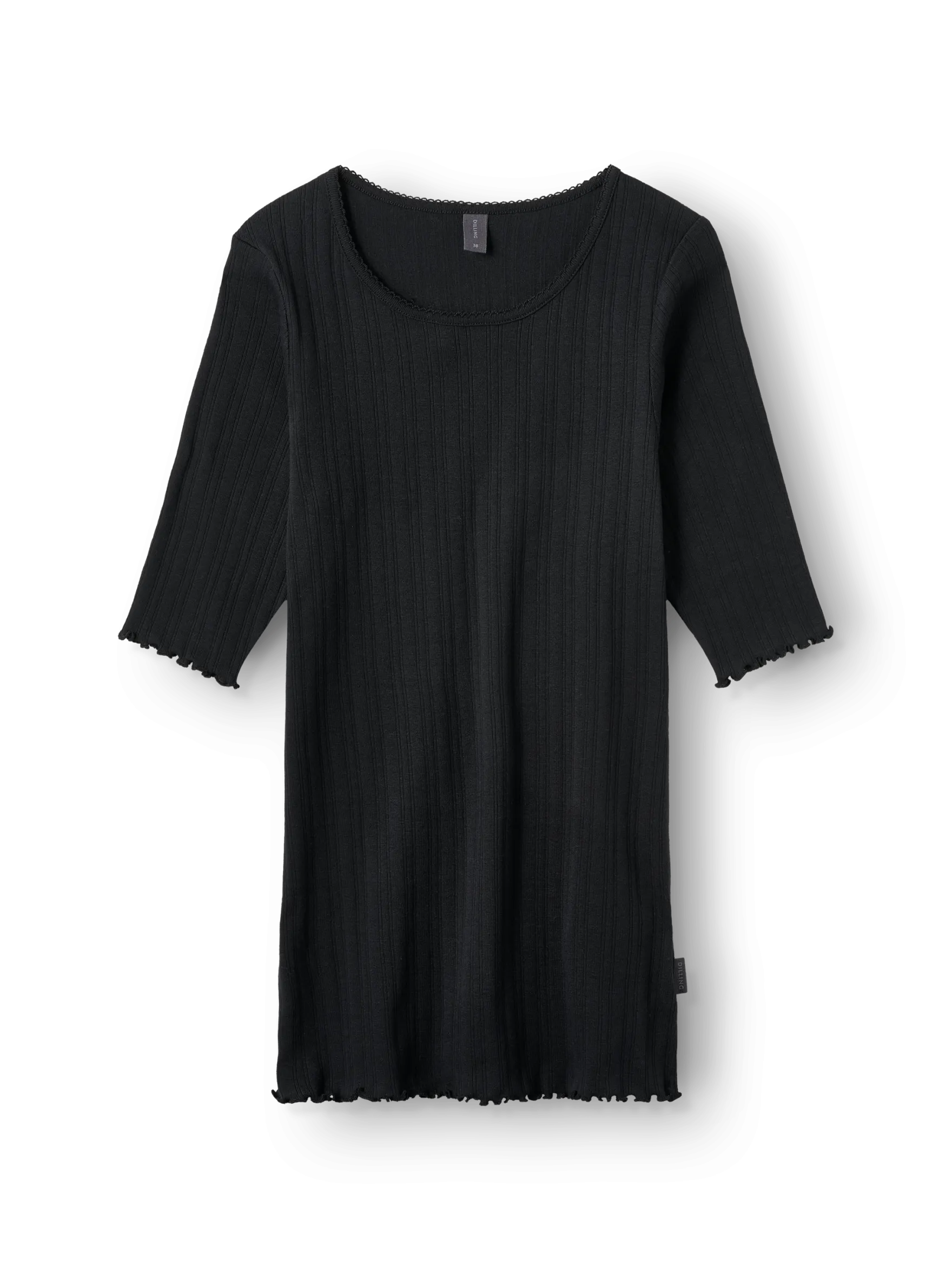 T-shirt med hulmønster i bomuld til kvinder