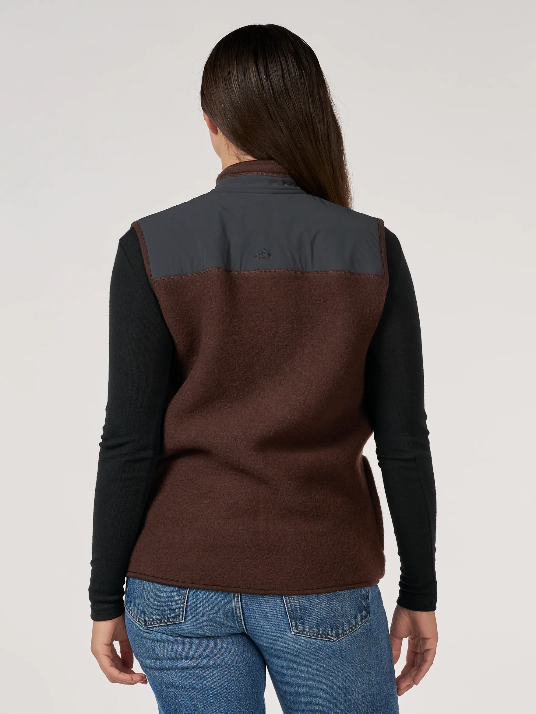 Vest i merinouldfleece til kvinder