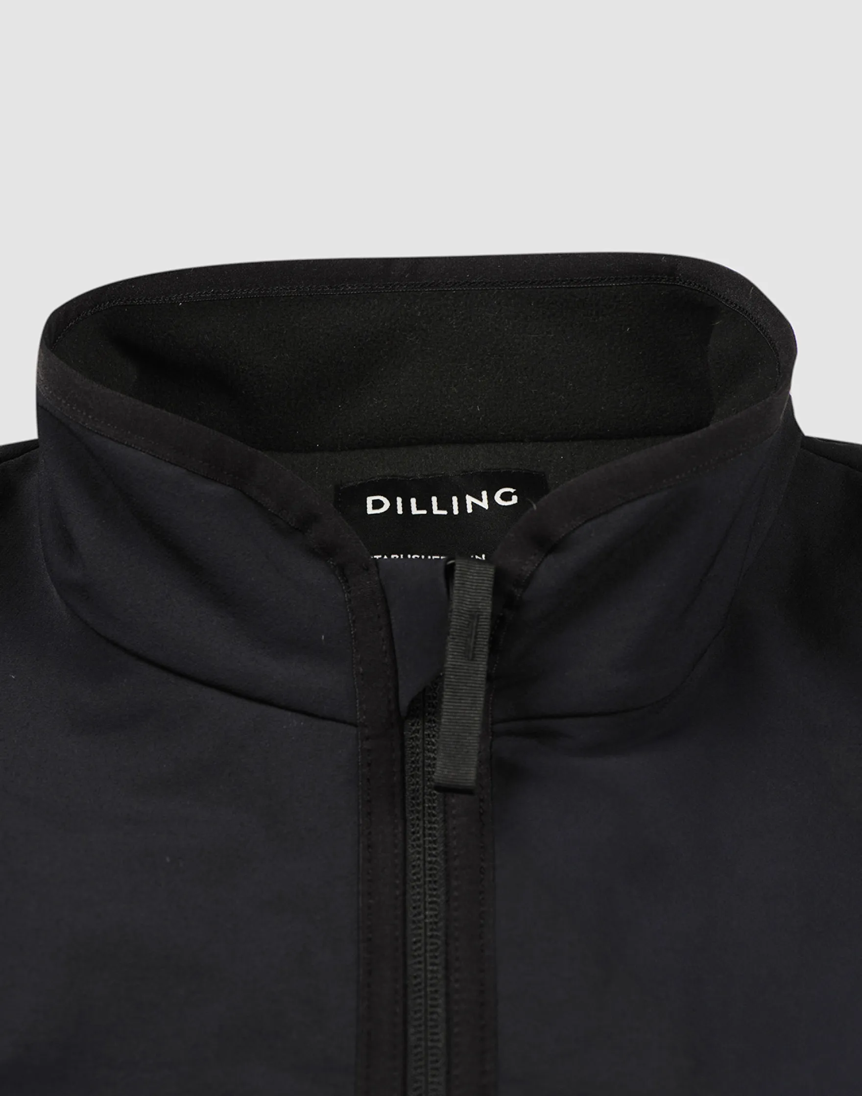 Vest i softshell/uldteddy til mænd